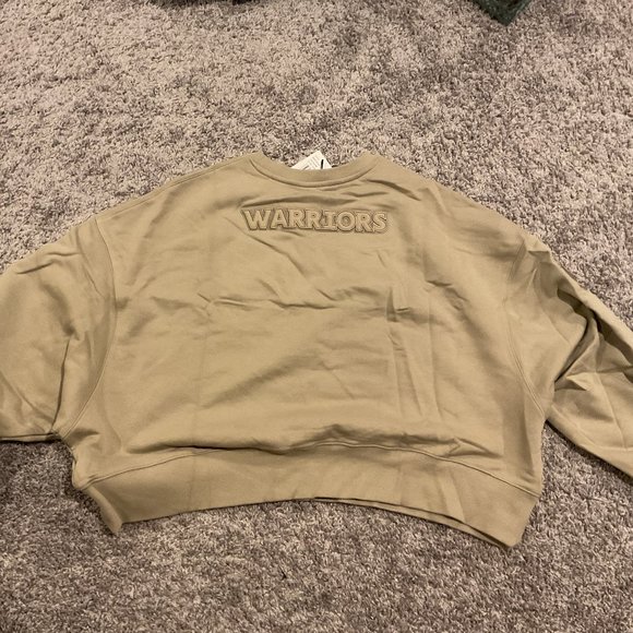Women's Golden State Warriors Fleece Taupe Pullover - 2XL - BRAND NEW! - Picture 4 of 8